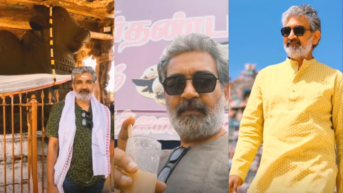 famous film director ss rajamouli visits iconic temples in Tamilnadu