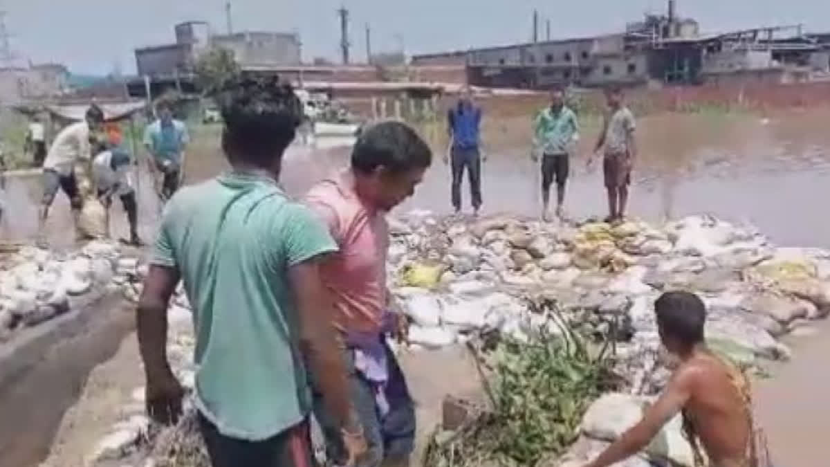 Water rage in Budhe river at Ludhiana