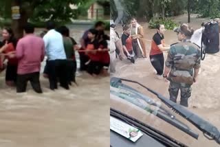 NDRF Police jointly rescued 730 girl students of Chaman Vatika Kanya Gurukul