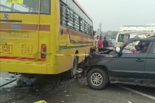 Uttar Pradesh: Five killed in school bus-car collision