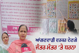 Anganwadi Workers and Helpers Will Protest, Jantar Mantar in Delhi