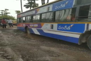 DAMAGED ROADS IN Krishna District