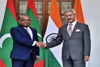 Jaishankar with Maldivian Foreign Minister