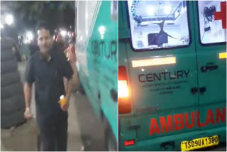 Ambulance  സൈറൺ  ambulance driver  ambulance driver passed signal by sounding siren  ambulance siren  സിഗ്നലിൽ അത്യാഹിത സൈറൺ  ചായയും ബജ്ജിയും വാങ്ങി ആംബുലൻസ് ഡ്രൈവർ  ആംബുലൻസ് ഡ്രൈവർ  ആംബുലൻസ്  ആംബുലൻസ് വൈറൽ വീഡിയോ