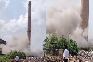 Chimney Demolition In Korba