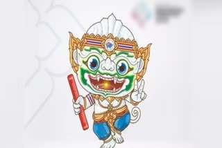 Asian Athletics Championships  Asian Athletics Championships 2023  Hanuman Official Mascot  Lord Hanuman  ഏഷ്യന്‍ അത്‌ലറ്റിക്‌സ് ചാമ്പ്യന്‍ഷിപ്പ്  ഹനുമാന്‍  ഭാഗ്യചിഹ്നമായി ഹനുമാന്‍  പിടി ഉഷ  PT Usha  മുരളി ശ്രീശങ്കര്‍  m sreeshankar