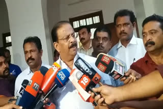 Bishop Thomas J Netto  k sudhakaran  Bishop Thomas J Netto ignored k sudhakaran  Muthalappozhi issue  മുതലപ്പൊഴി  ബിഷപ്പ് തോമസ് ജെ നെറ്റോ  കെ സുധാകരൻ  ബിഷപ്പ്  കെ സുധാകരനെ അവഗണിച്ച് ബിഷപ്പ്