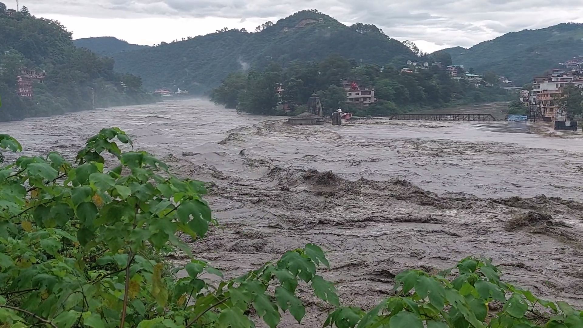 Devastation after Heavy Rain in Mandi.