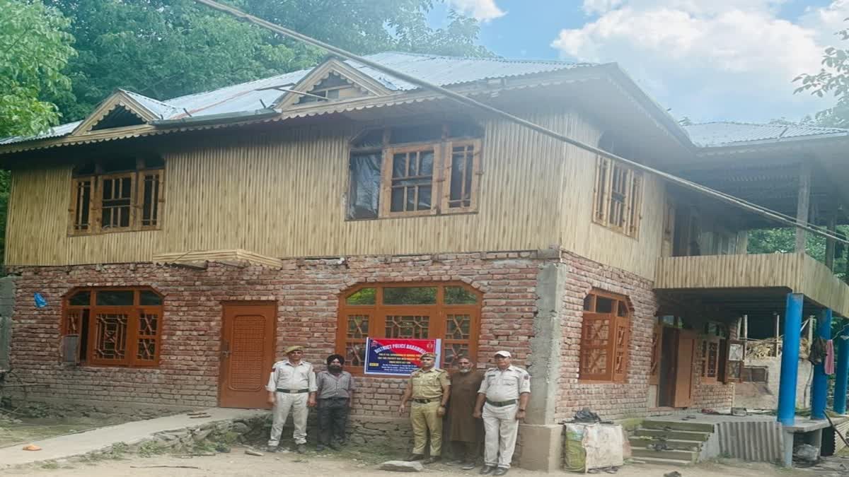 police seized the property of a notorious drug dealer In Baramulla