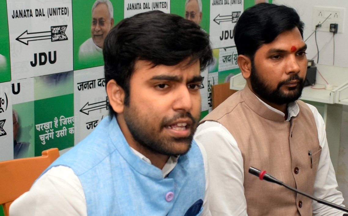 JDU spokesperson Abhishek Jha