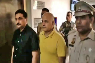 File photo of AAP leader Manish Sisodia leaving Rouse Avenue Court in Delhi.