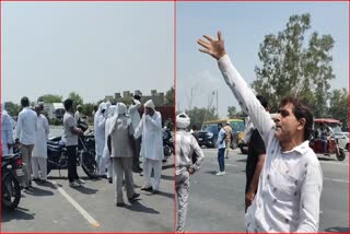 Highway jam in Hisar