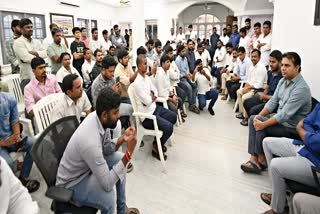 BRS KTR Met BRSV Leaders In Hyderabad