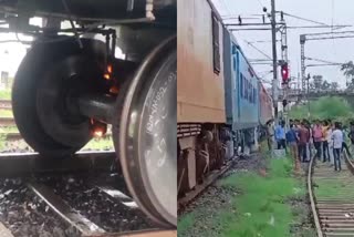 BHOPAL JODHPUR PASSENGER TRAIN FIRE