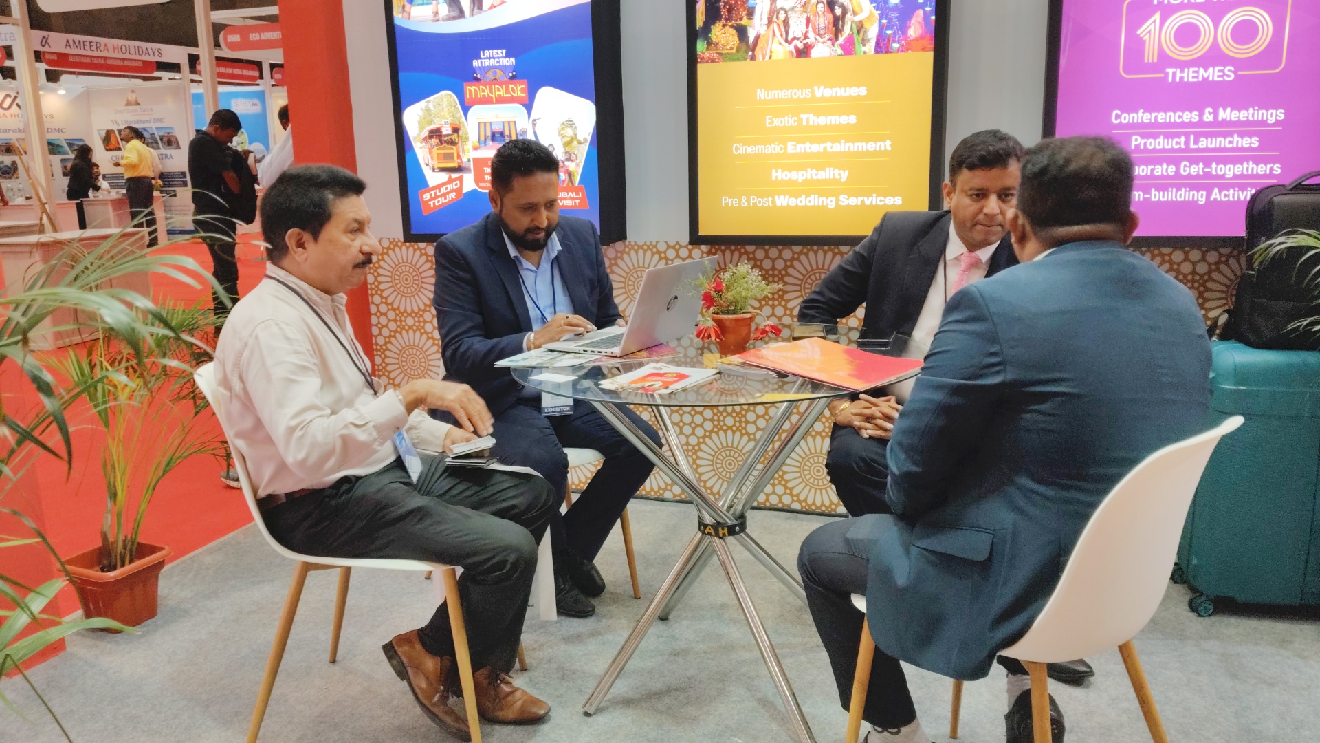 Ramoji Film City's stall at Travel and Tourism Fair