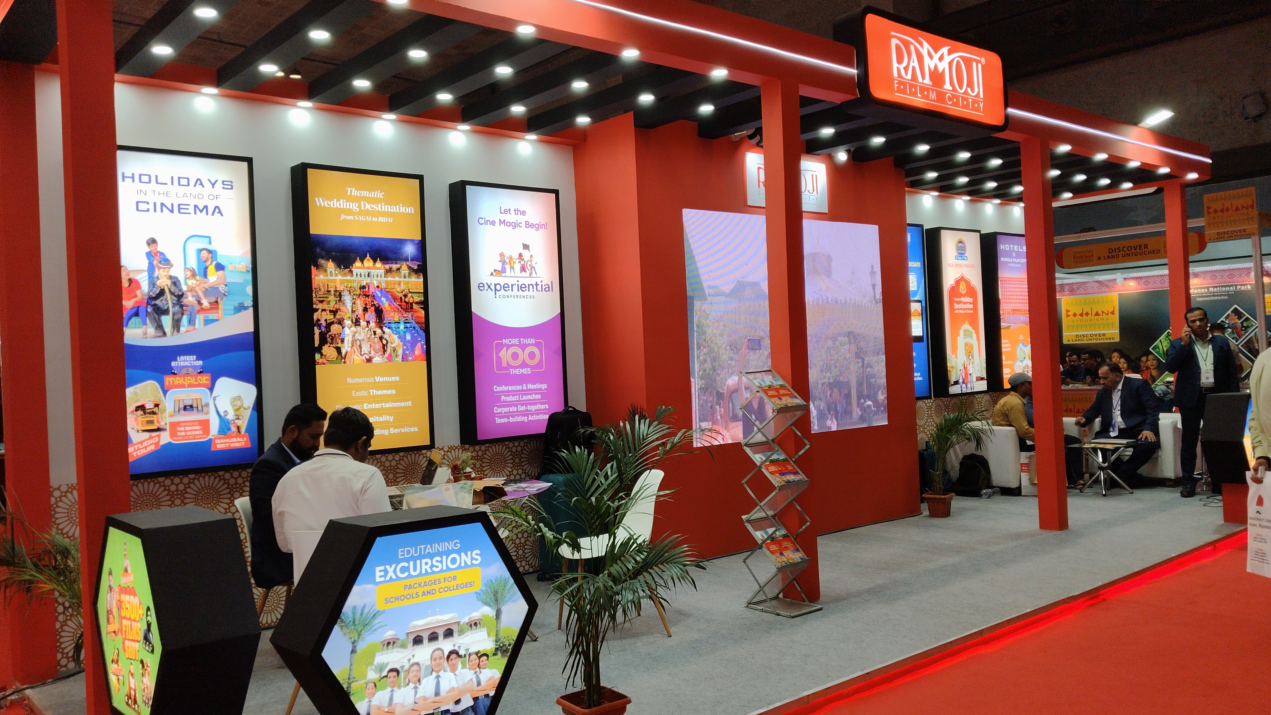 Ramoji Film City's stall at Travel and Tourism Fair
