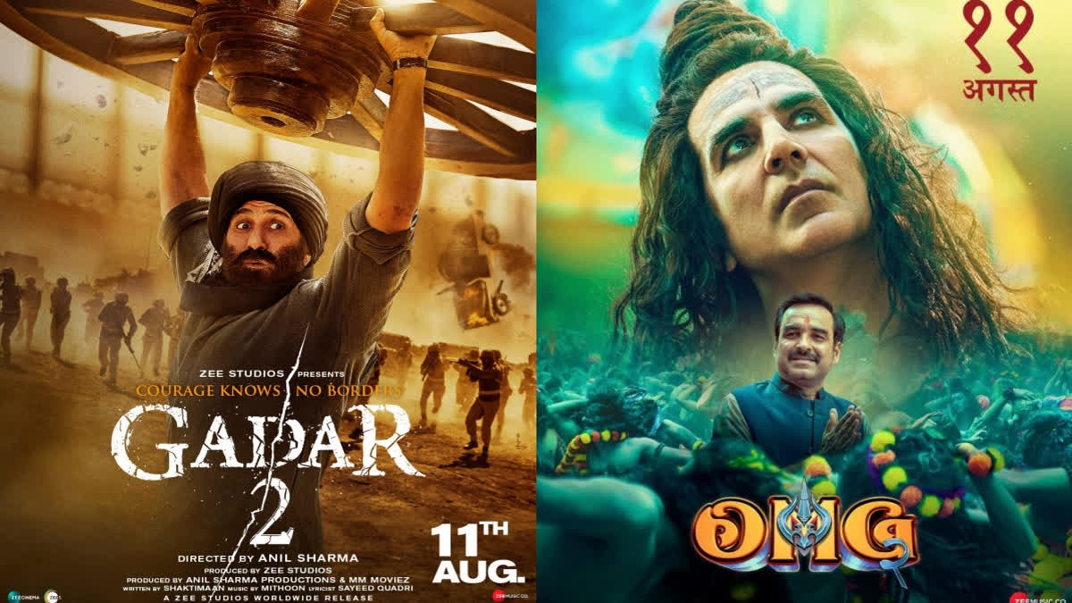 Sunny Deol's Gadar 2 succeeds Akshay Kumar's OMG 2 in race for second day advance bookings