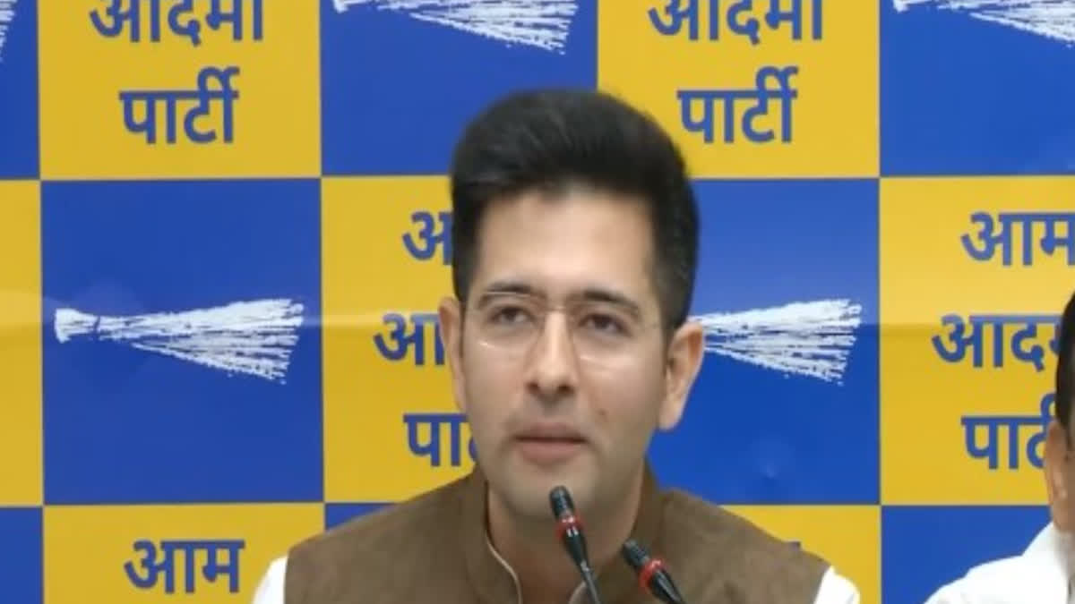 'AAP' MP Raghav Chadha suspended from Rajya Sabha!