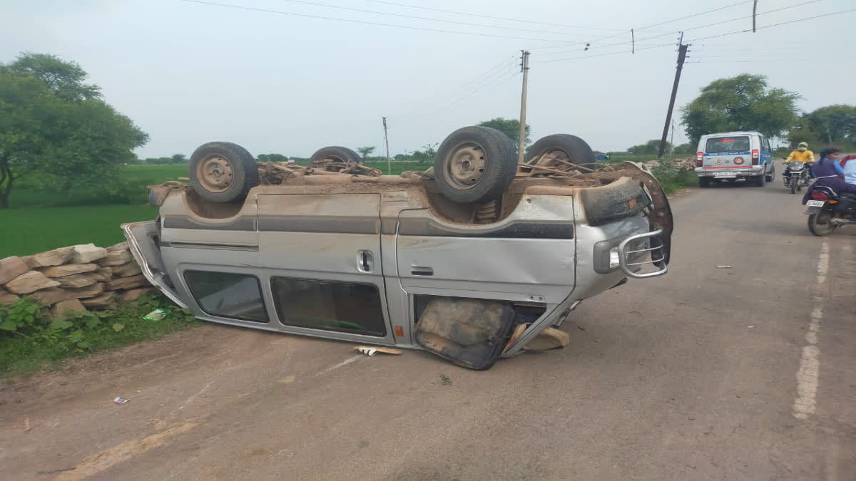 School Van Overturned