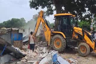 action on illegal encroachment Kaushambi