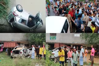 4 people died in a road accident in up