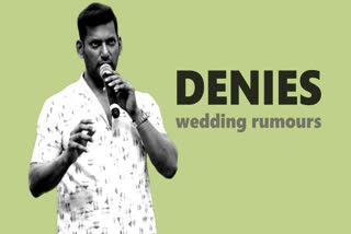 Actor Vishal took to social media to deny wedding reports with Lakshmi Menon. On Friday, the actor shared a statement refuting such reports. Vishal also said that he had to break the silence as the unfounded rumours are slandering a woman.