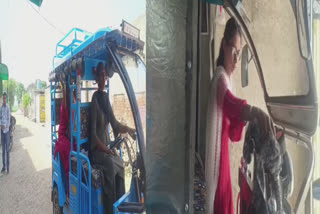 In Sangrur, mother and daughter drive rickshaws to support the household