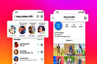 INSTAGRAM group mention feature