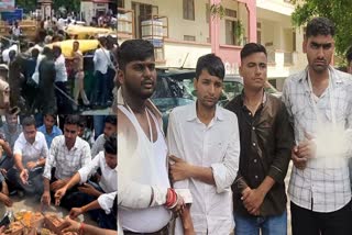 Police lathicharged students