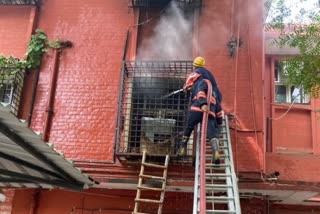 Fire broke out in building of Lady Hardinge