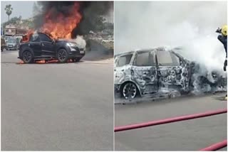 Abdullapur Met Car Fire Accident