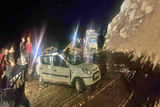 Chandigarh Manali National Highway, landslide chandigarh manali nh