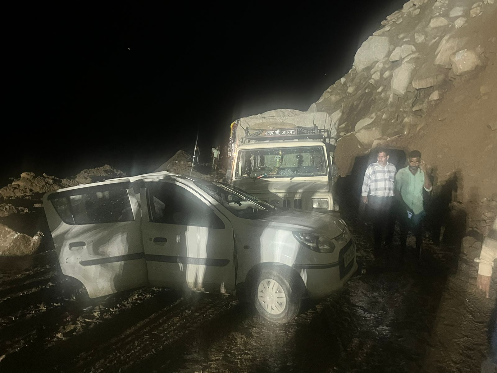 Chandigarh Manali National Highway, landslide chandigarh manali nh