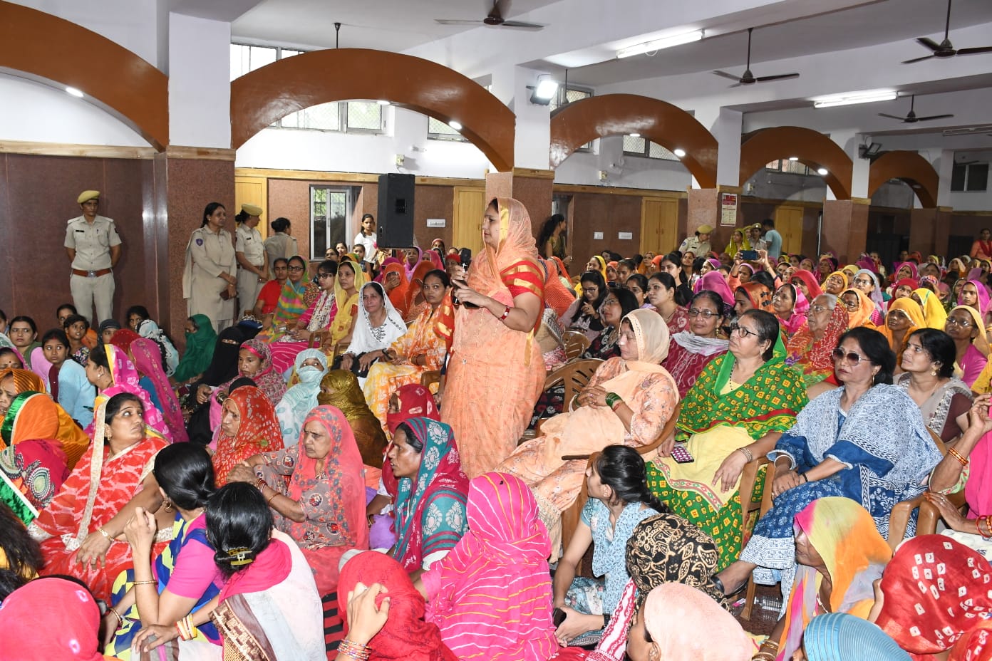 Operation Garima women talks with police officers