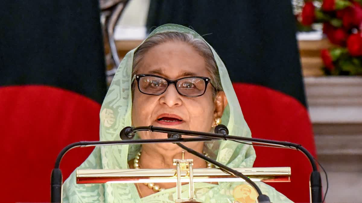 Sheikh Hasina accuses US after ouster