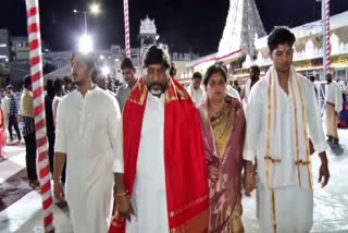 Bhatti Vikramarka And Family Visits Tirumala