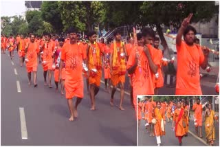 Marwadis Organized Kavadi Yatra in Vishaka