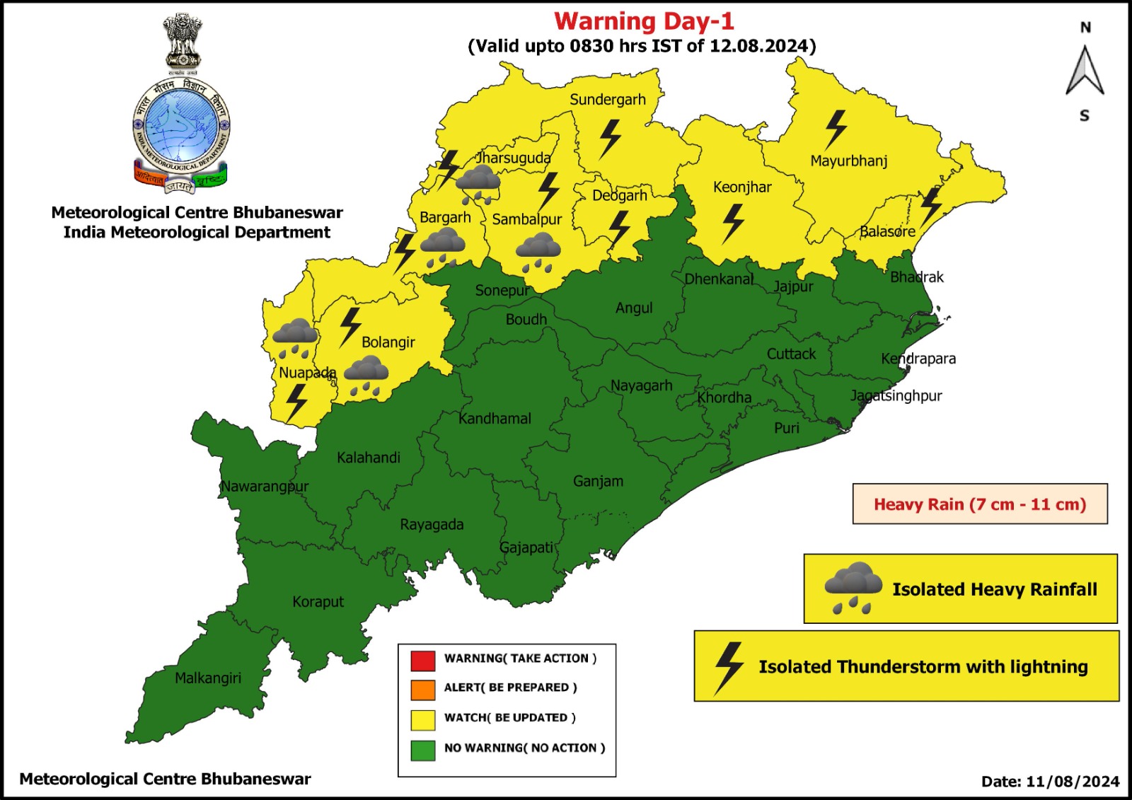 Odisha Weather Update