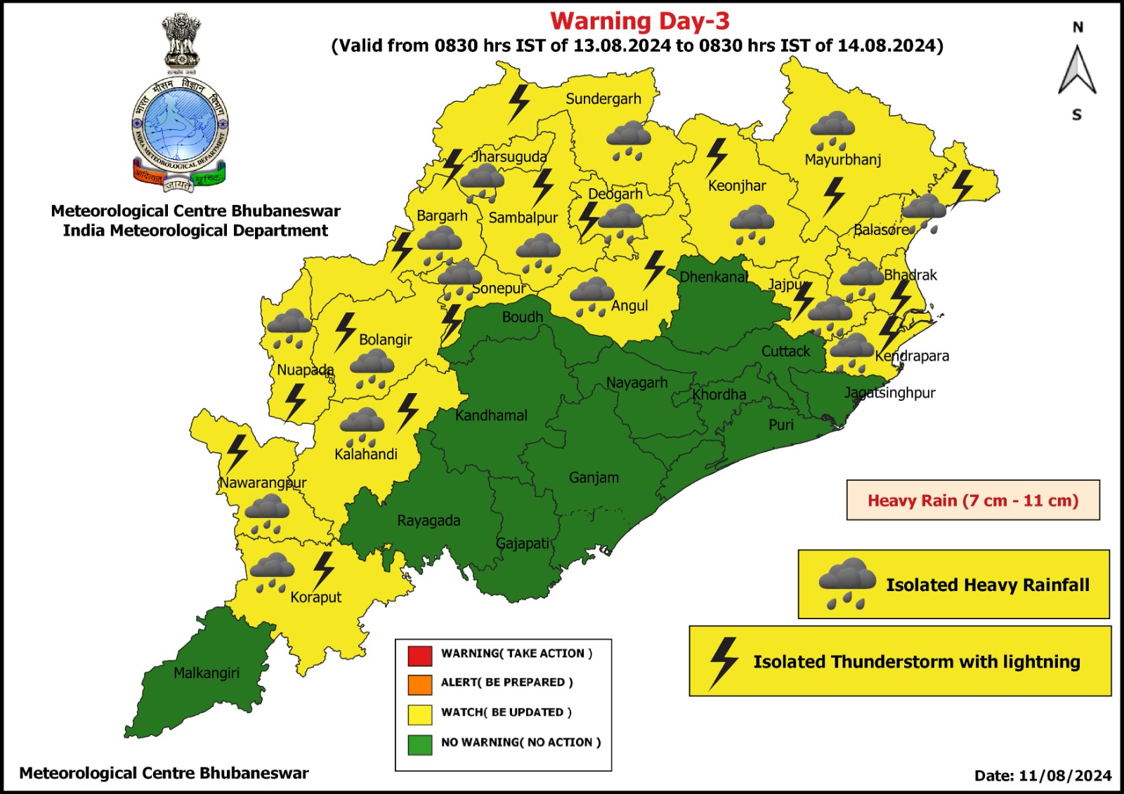 Odisha Weather Update