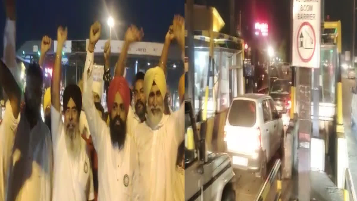 Farmers Ended Dharna from Mananwala Toll Plaza after an agreement with the administration.