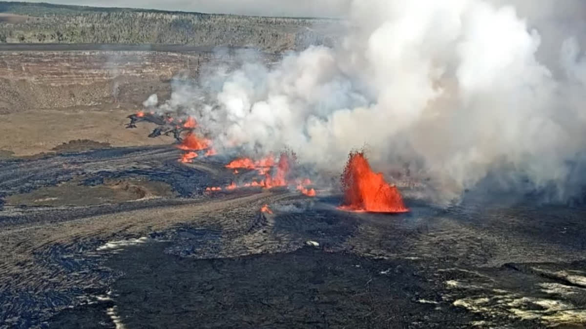 Hawaii volcano Kilauea erupts after nearly two months of quiet