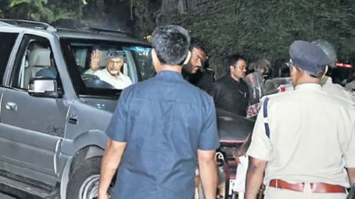 Naidu moved to Rajamahendravaram Central Jail