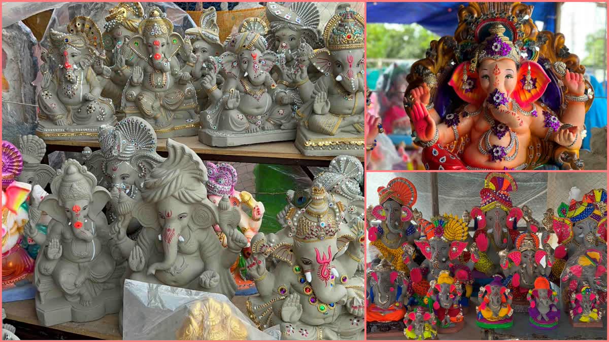 Eco-friendly Ganpati idols