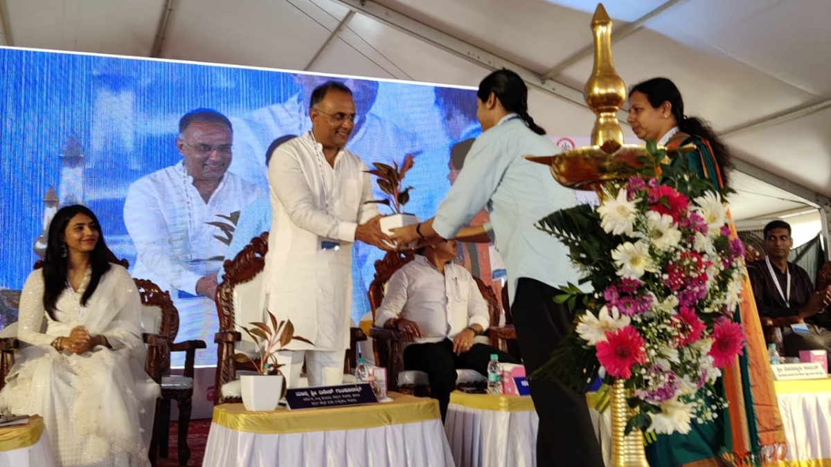 Distribution of Maitri Menstrual Cups to female students Inaugurated in Mangalore