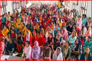 Haryana Asha Workers jail bharo movement