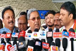 CM Siddaramaiah responded  CM Siddaramaiah responded to HD Kumaraswamy  HD Kumaraswamy statement  HD Kumaraswamy statement  ಸಿಎಂ ಸಿದ್ದರಾಮಯ್ಯ  ಆದಿ ಚುಂಚನಗಿರಿ ಶಾಖಾಮಠದ ಕಾರ್ಯಕ್ರಮ  ಮೈಸೂರಿಗೆ ತೆರಳಿರುವ ಸಿದ್ದರಾಮಯ್ಯ  ಹೆಚ್​ಡಿಕೆ ಹೇಳಿಕೆ ತಿರುಗೇಟು  ನನ್ನ ಇಡೀ ರಾಜಕಾರಣ ಕೋಮು ವಾದಿ ಪಕ್ಷಗಳ ವಿರುದ್ಧ  ಖುಷಿಯಿಂದ ನೀರು ಬಿಡುತ್ತಿಲ್ಲ  ಮುಂದಿನ ಕ್ಯಾಬಿನೆಟ್​ನಲ್ಲಿ ಬರ ಘೋಷಣೆ  ಒಂದು ಚುನಾವಣೆ ಅಸಾಧ್ಯದ ಮಾತು