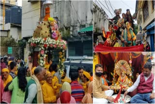 Shri Krishna procession in Mussoorie