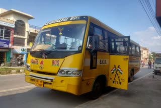 Paonta Sahib Private School Bus