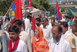 Farmers protest in Fatehabad