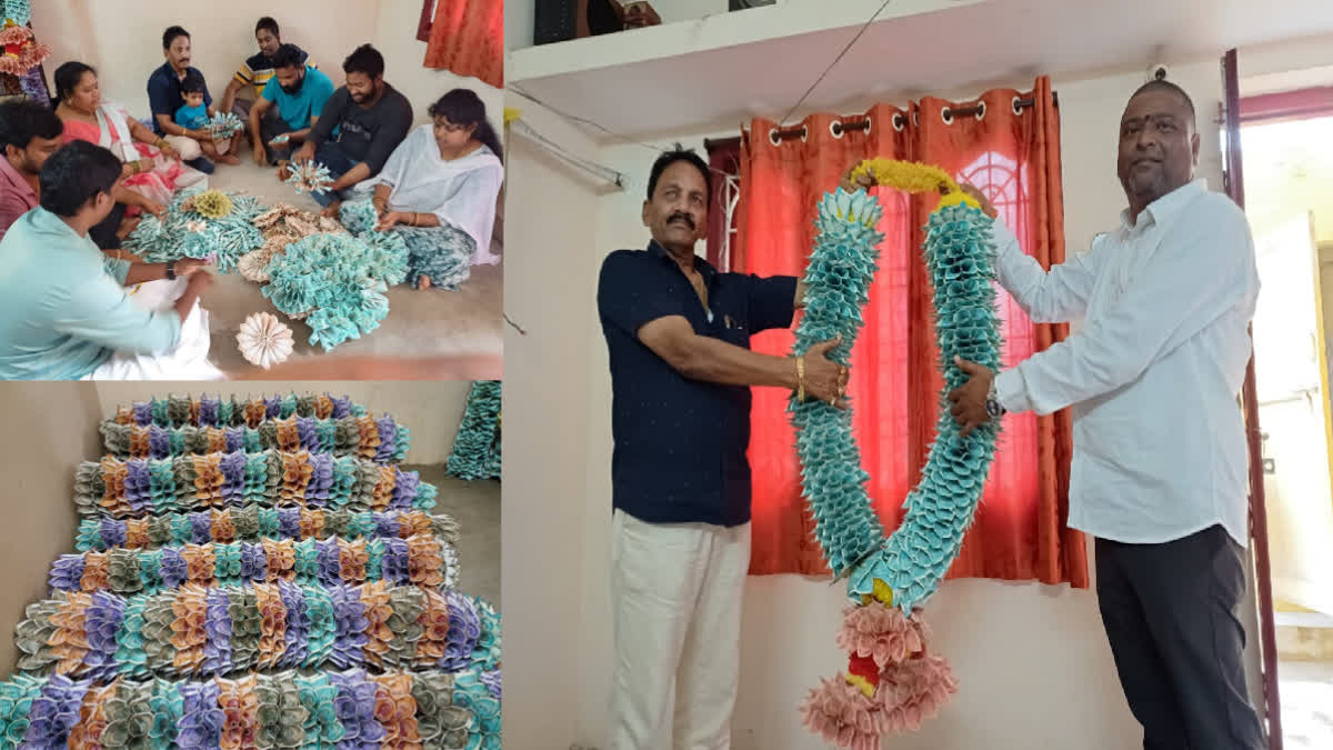 Currency Notes Garland